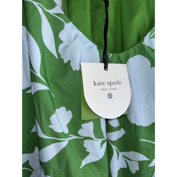 Kate Spade X Target large Classic Rose Poplin Long Sleeve Mini Dress New - Picture 6 of 11